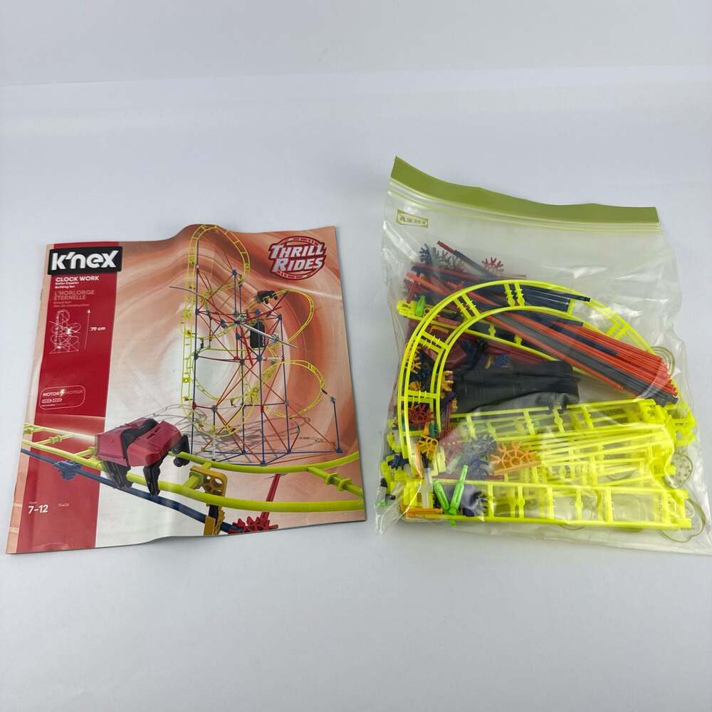 K'NEX Thrill Rides Clock Work Roller Coaster Building Set 15406